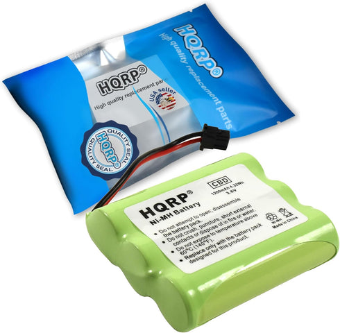HQRP Cordless Phone Battery for Uniden BT-1006 BT1006 EXI916, EXI917 EXI960 EXI976 EXI8965 EXI916 EXI917 EXI960 EXI976 Replacement Extended High-C...