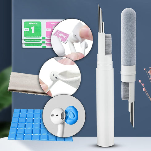 Cleaner Kit for Airpods, Earbuds Cleaning kit for Airpods Pro 1 2 3, Phone Cleaner kit with Brush for Bluetooth Earbuds Cleaner, Wireless Earphone...