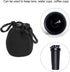 PATIKIL Camera Lens Bag, 2.8" IDx3.9 H Drawstring Lens Pouch with Thick Protective Neoprene, Lens Case for DSLR Camera Lens, Water Coffee Cups Bla...