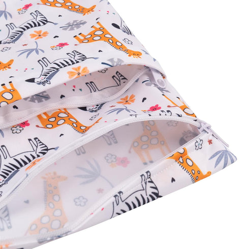 babygoal Wet Dry Bags for Baby Cloth Diapers, Washable Travel Bags, Beach, Pool, Gym Bag for Swimsuits & Wet Clothes with Two Zippered Pockets 3 P...