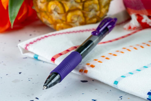 PILOT, G2 Premium Gel Roller Pens, Fine Point 0.7 MM, Grape, Pack of 12 (Dozen Box)...