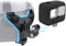Helmet Mount with Windshield for GoPro Hero 12 11 10 9 Motorcycle Strap Chin Mount Attachment Full Face Helmet Mount for GoPro 9 10 11 12 Black Ra...
