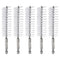 5Pcs Nylon Bore Brush 25mm Dia Cleaning Twisted Wire Brush Tube Pipe Cleaner with Handle 1/4 Inch Hex Shank for Tubes, Ports, Bearings...
