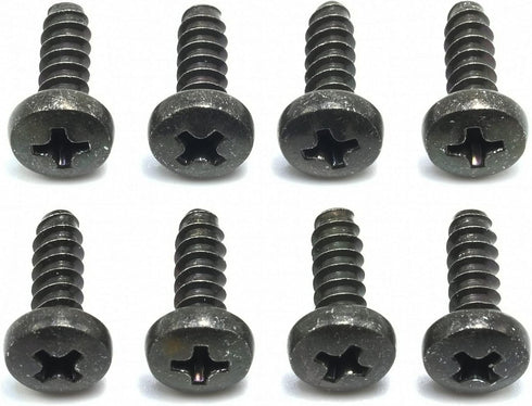 ReplacementScrews 1 Set of Metric Screws (Model RS-198132) Pan Head - Philips Drive - Black Plated (Pack of 8)...