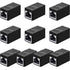Frienda 10 Pieces RJ45 Coupler, Ethernet Extension Adapter Network Connector for Cat7/Cat6/Cat5e/Cat5 Ethernet Network Cable Coupler Female to Fem...