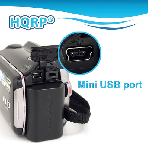 HQRP USB Cable Compatible with JVC Everio HDD Camcorder/Video Camera GZ and G Series Camcorder...