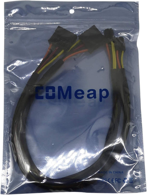 COMeap SATA Power Cable for Dell Inspiron 3653 3650 Series, SATA 15 Pin to Mini 6 Pin ATX Adapter Compatible Part No. GP2JM 15-inch(38cm) (Pack of...