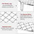 Round Cooking Rack 5-inch Stainless Steel Cross Wire Barbecue Grill Net with 50mm Legs for Cooking Baking Steaming BBQ...