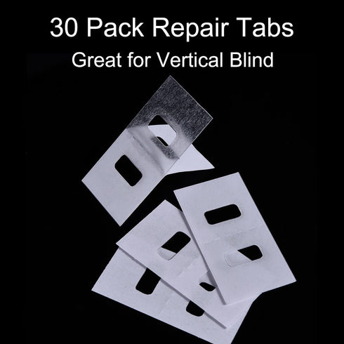 TOODOO Vertical Blind Repair Tabs Vertical Blind Vane Saver, Clear (30)...