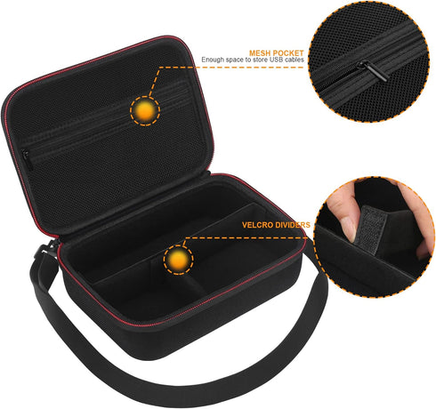 BOVKE Carrying Case for Sony ZV-1 / ZV-1F / ZV-1 II Vlog Digital Camera & Bluetooth Grip Vlogger Accessory Kit for Vlogging YouTube Live Video Str...