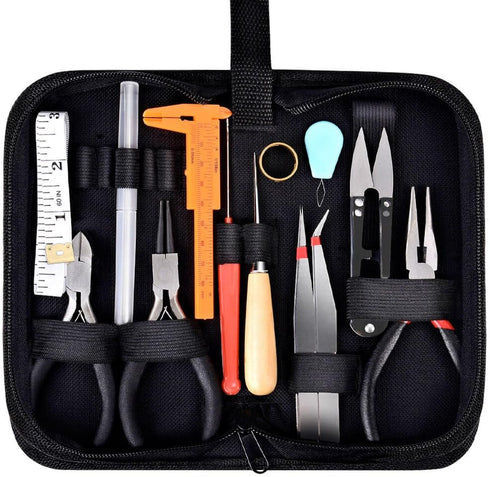 19Pcs Jewelry Making Tools Kit with Zipper Storage Case for Jewelry Crafting and Jewelry Repair by Paxcoo...