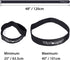 Extra Large 4 Pack 2 x 48 Inches Hook and Loop Strap, Reusable Fastening Cable Tie Down Straps by Wisdompro - Reusable, Durable Functional Cinch C...