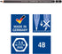 Staedtler Mars Lumograph Black Art Pencils, Presharpened #4B Artist Pencils, Box of 12, 100B-4B...
