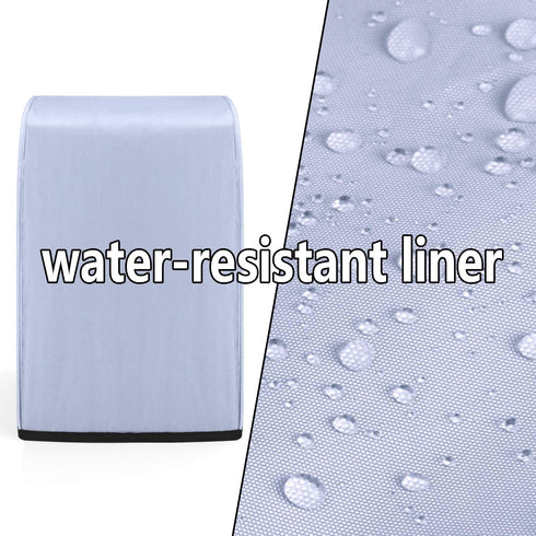 Luxja Food Processor Cover Compatible with Cuisinart and Hamilton Beach 10-14 Cup Processor, Food Processor Dust Cover with Accessories Pockets, B...