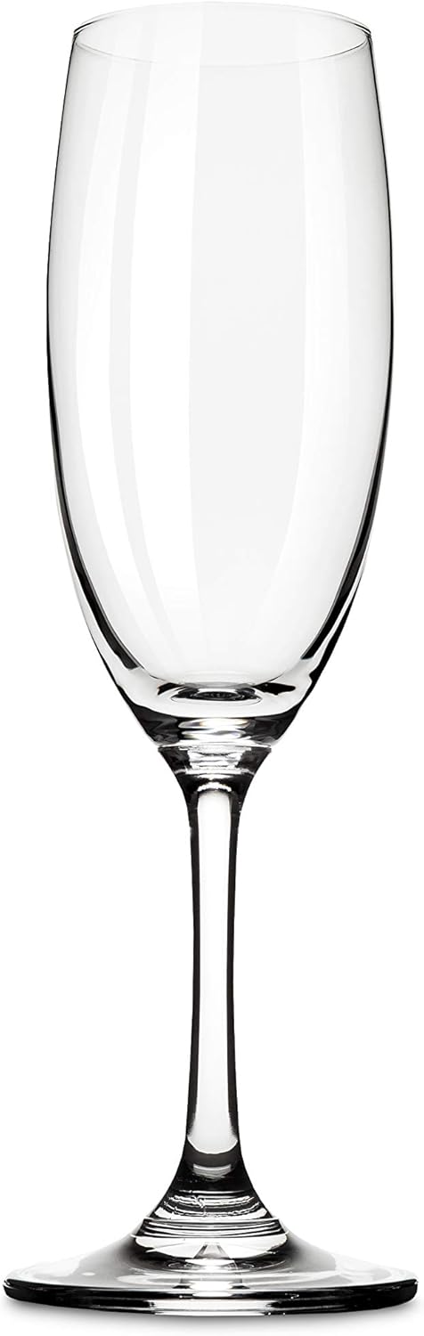 True Cuvée Crystal Champagne Flutes Set of 4, Stemmed Champagne Glasses, Sparkling Champagne Flutes Glass, Mimosa Glasses, Wine & Champagne Glasse...