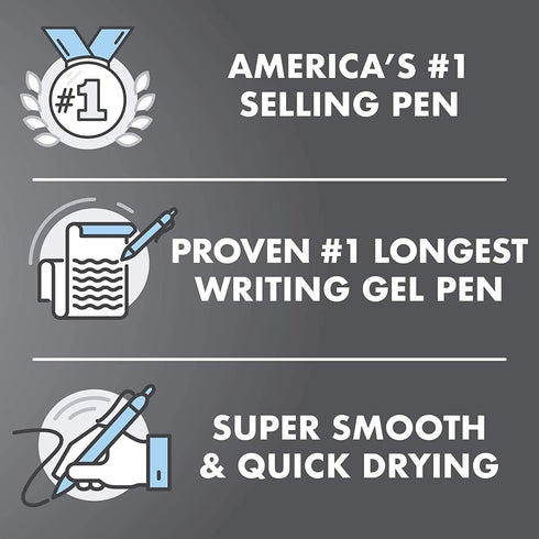 Pilot, G2 Premium Gel Roller Pens, Bold Point 1 mm, Pack of 8, Black and Blue...