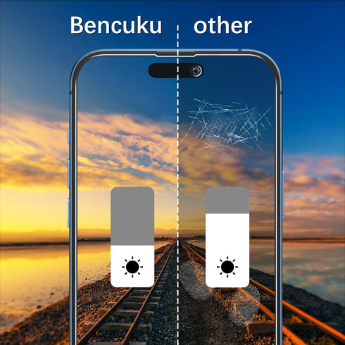 (2 Pack) Privacy Screen Protector Designed for iPhone iPhone 15 Pro Anti-Spy Tempered Glass 6.1-inch, Anti Scratch, Bubble Free......