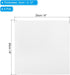 PATIKIL 8x8 Canvas Boards for Painting, 4Pack 100% Cotton Square Triple Primed Stretched Blank Canvas Panel for Acrylic, Oil, Tempera Paints, Whit...