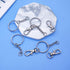 150Pcs Swivel Snap Hook Set,Stainless Steel Split Key Rings with Chain and Jump Rings Bulk for Keychain Lanyard,Crafts Supplies...