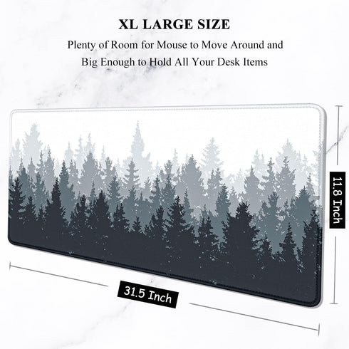 Large Mouse Pad, Desk Mat, Gaming Mouse Pad, XL XXL Mouse Pad for Desk, Desk Pad for Keyboard Mice, Desk Matt for Desktop, Extended Long Mousepad ...