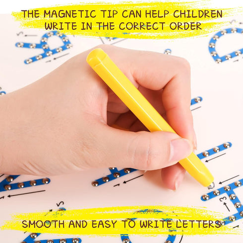 3 Pieces Replacement Stylus Magnetic Drawing Pen Magnet Replacement Pens for Play Magnapad Magnetic Drawing Board Writing Tablet A to Z and Number...