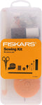 Fiskars Sewing Kit - 62-Piece Sewing Set with Case - Craft Supplies for Sewing - Clear...