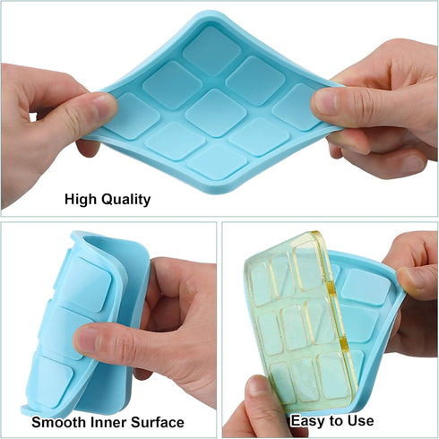 Tic Tac Toe Resin Mold with 5 Chess Pieces Molds,DECYOOL X O Board Game Silicone Molds for Resin Casting,DIY Tabletop Board Game...