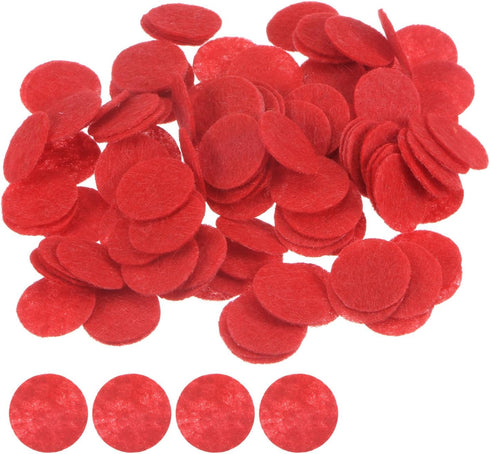 HARFINGTON 600pcs Round Felt Circles, 15mm 5/8" Pre Cut Felt Craft Pads Non-Woven Mini Felt Fabric Circles for DIY Sewing Handcraft Cut Projects C...