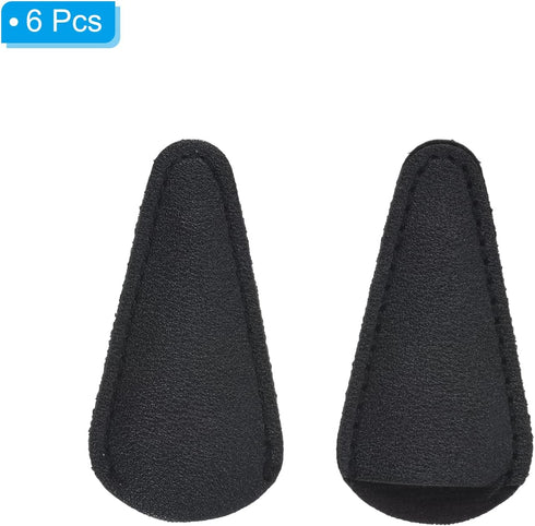 PATIKIL 2.9"x1.5" PU Leather Scissors Sheath, 6 Pack Scissors Cover Protector Portable Collect Bags for Eyebrow Trimming Beauty Tool Protection, B...