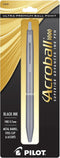 PILOT Acroball 1000 Ultra-Premium Refillable & Retractable Ball Point Pen, Gray Barrel, Fine Point, Black Ink, Single Pen (13659)...