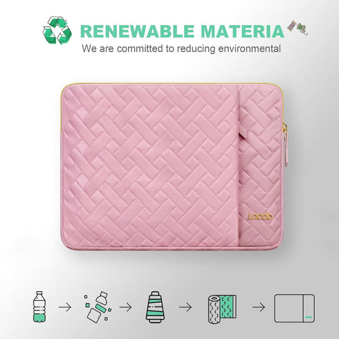 Lacdo Laptop Sleeve Case for 15 inch New MacBook Air M3 A3114 M2 A2941 2024-2023, 15 inch MacBook Pro A1990 A1707, Dell XPS 15 Plus Computer Lapto...