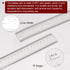 2pcs Film Flexible Ruler 100cm 0.1mm Scale with R Angle & Width Lines PET Plastic Folding Straight Ruler Calibration Soft Ruler Measuring Tool for...