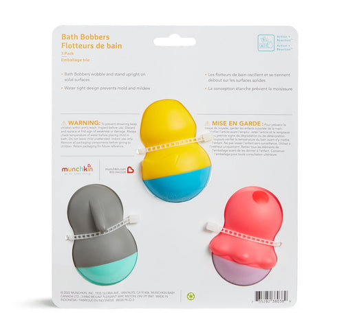 Munchkin® Bath Bobbers Mold Free Baby and Toddler Bath Toy, 6+ Months, Dolphin/Walrus/Octopus...