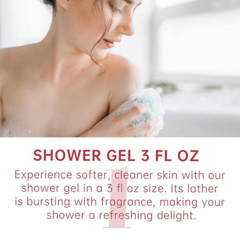 Bath and Body Gift Set for Women & Girls, Japanese Cherry Blossom Spa Set With Natural Extracts, 3PCS Set for - Shower Gel, Body Lotion, Body Mist...