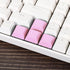 PATIKIL 1U Blank Keycaps, 10 Pack Universal PBT Keyboard Replacement Accessories for MX Mechanical Keyboard, Pink...