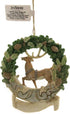 2019 Jim Shore Heartwood Creek Woodland Deer Wreath Christmas Ornament 6004175...