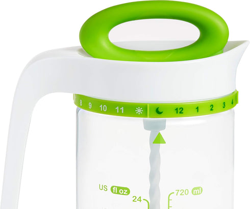 Munchkin Smart Blend Formula Mixing and Breast Milk Storage Pitcher, 24 Ounce, Green...