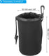 PATIKIL Camera Lens Bag, 4 Pcs 3.9" ID x 7.1" H Drawstring Lens Pouch with Thick Protective Neoprene, Lens Case for DSLR Camera Lens, Water Coffee...