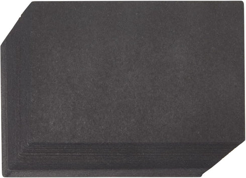 Juvale 100 Pack Black Index Cards - Perfect for Studying, Office and School Supplies, and DIY Crafts (3x5 Inches) - Ideal for Notetaking and Organ...