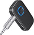 COMSOON Bluetooth AUX Adapter for Car, Noise Reduction Bluetooth Receiver for Music/Hands-Free Calls, Wireless Audio Receiver for Home Stereo/Spea...
