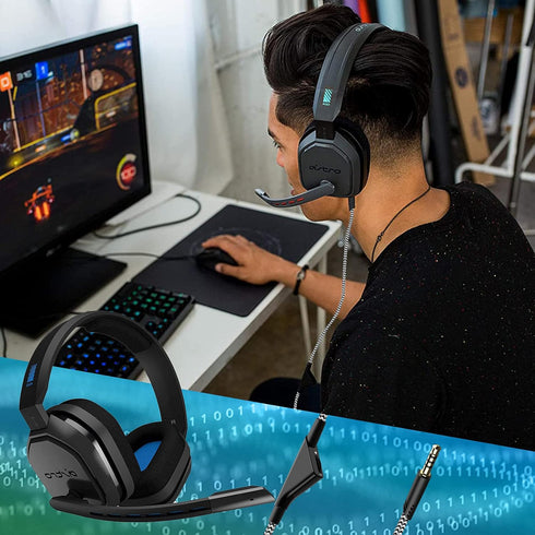 Replacement for Astro A40 Cord, A10 Headset Cable Braided Wire, 6.5 Feet/2.0 M Volume Control Cable Compatible with Astro A40TR/A40/A10 Gaming Hea...