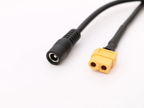 Amass XT60 Female DC 5.5mm/2.5mm Female Power Adapter Cable for RC FPV...