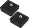 TOODOO 2 Pieces 41mm QR Release Plate Camera Tripod Ball Head Quick Release Plate Replacement Compatible with Ambico V0552 V0554, Sunpak 7500 Pro ...