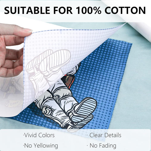 HTVRONT Sublimation HTV for Dark Fabric/Light Fabric - Matte Sublimation Vinyl 12" X 5FT - Sublimation Blanks for Sublimation Shirts/Bag/Hat/Pillo...