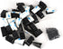 Cable Clips Black with 3M Adhesive, Multipurpose Small Wire Clamps for Cable Management and Cable Runs - 50 Pack Black Bundled with 10 Reusable Ca...
