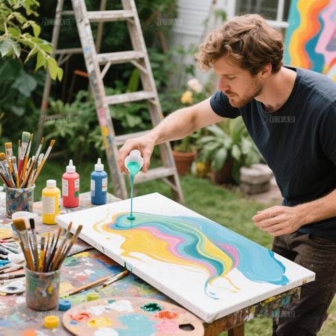 AUEAR, 10 Pack Silicone Mold Cup Dispenser Mini Measuring Mixing for DIY Jewelry Making Epoxy Resin Craft...