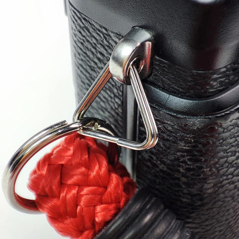 PATIKIL Camera Strap Lug Ring, 8 Pack Metal Triangle Split Ring Hook Adapter Universal for Camera Shoulder Strap, Silver Black...