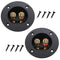 Loudspeaker Junction Box 4 inch Round 2-Way Speaker Wiring Cup for car/DIY Home Stereo Kits(2pieces...