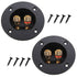 Loudspeaker Junction Box 4 inch Round 2-Way Speaker Wiring Cup for car/DIY Home Stereo Kits(2pieces...