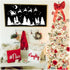 8Pcs Large Christmas Scene Stencils, Christmas Tree Deer Bear Stencils Templates Holiday Snowflake Winter Stencils for Painting on Wood Sign Wall ...